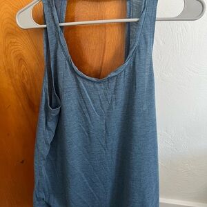 Blue Nike Yoga Top